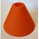 Sklo D160 zvon šikmý oranžový (E14)